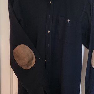 PENDLETON WOOL TRAIL SHIRT - NAVY BLUE MEN'S LARGE TALL  - PRICE DROP!